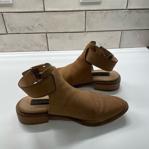 Steve Madden Womens Leather Mules With Strap